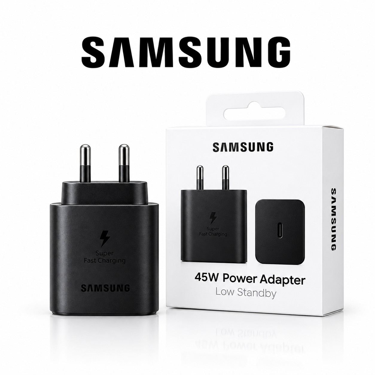 SAMSUNG 45W POWER ADAPTER WITH SUPER FAST CHARGING & USB-C