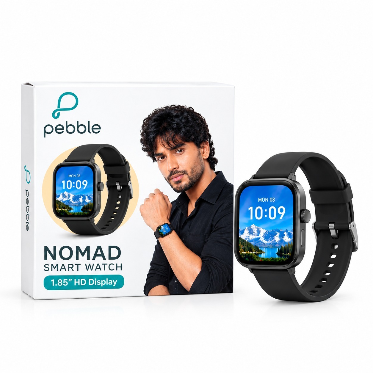 Pebble Nomad Bluetooth Calling Smartwatch