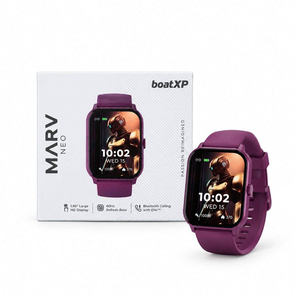 beatXP Marv Neo Smartwatch – Purple
