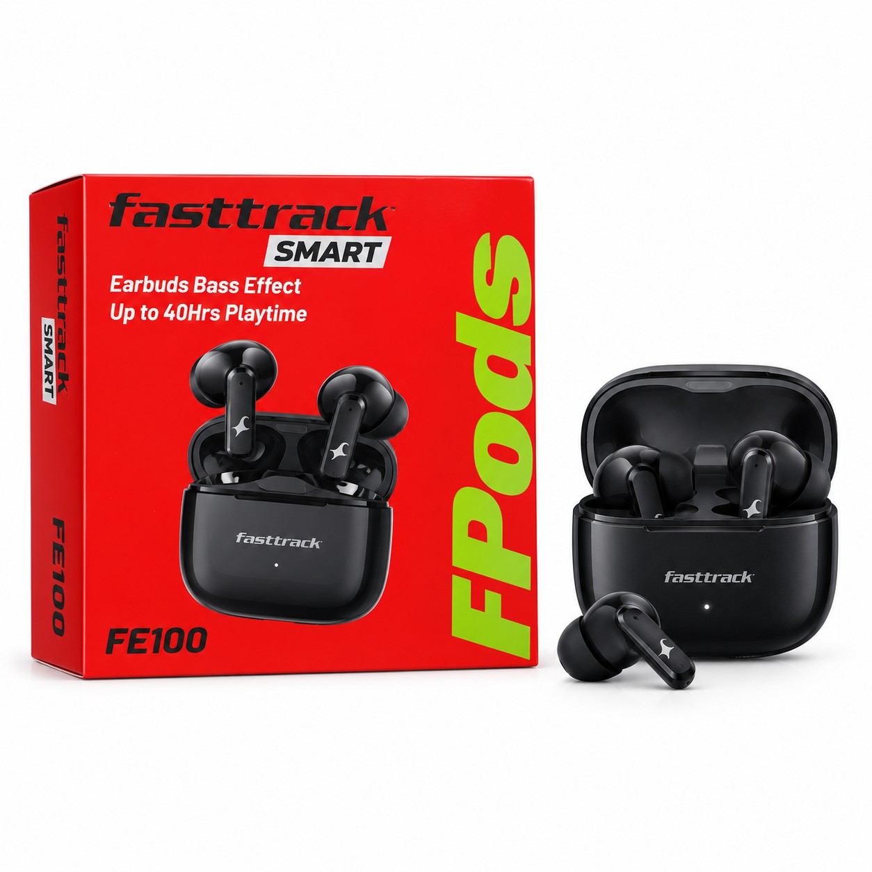 Fastrack FPods FE100 TWS Earbuds – Black