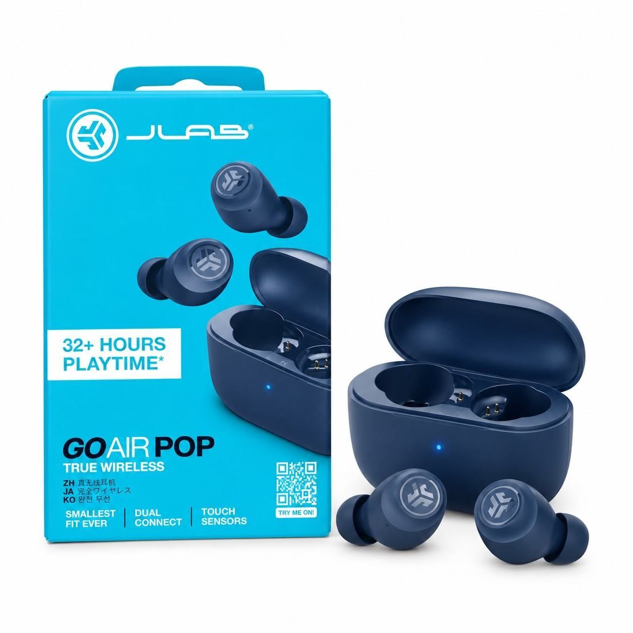 JLab GO Air POP TWS Earbuds – Ink Blue