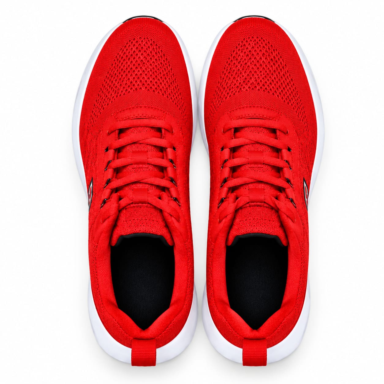 DNINE Speed R05 Running Shoes for Men – Red/White Engineered Mesh (UK 9)