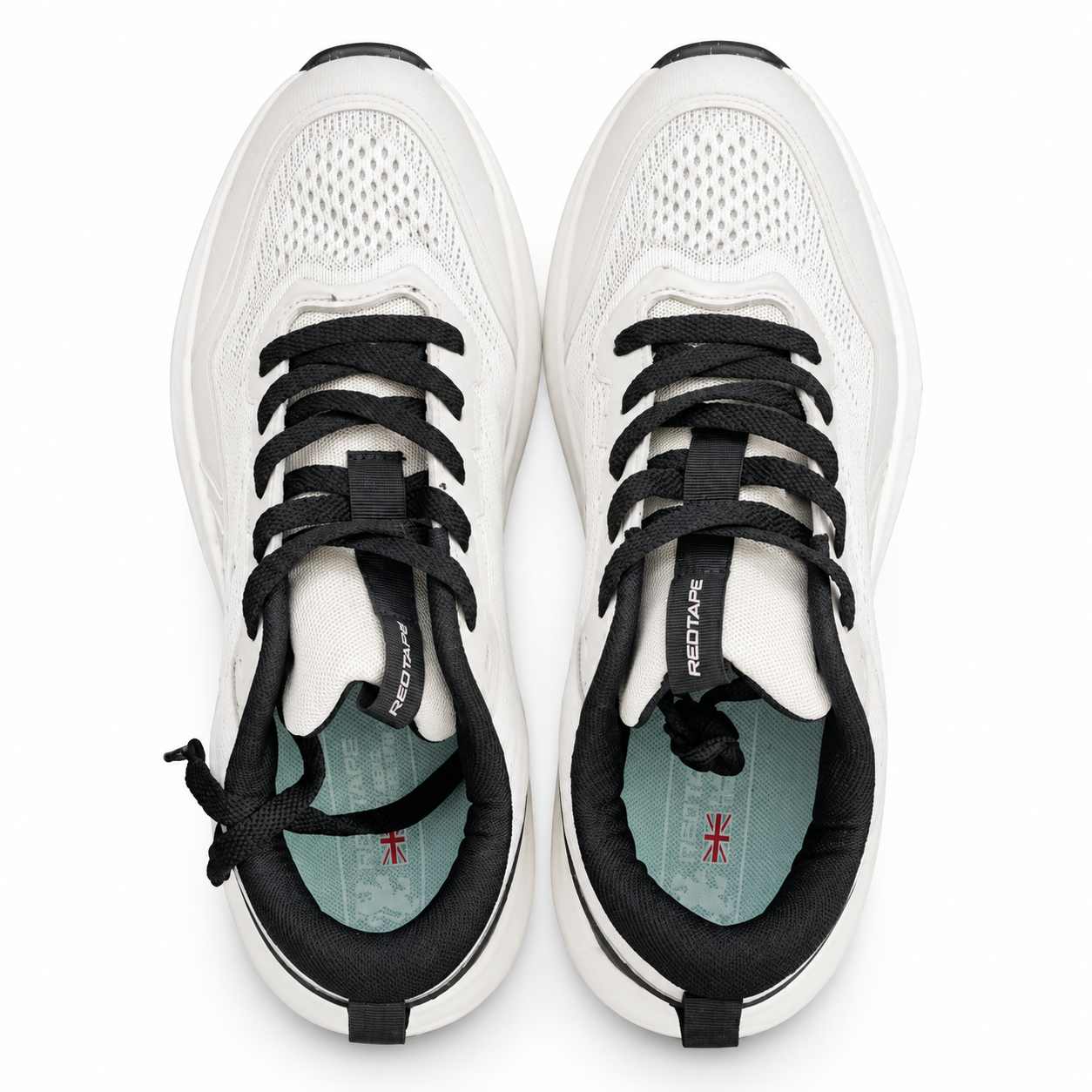 RED TAPE RSL0182M Men’s Sneakers – White/Black ( UK 9 )