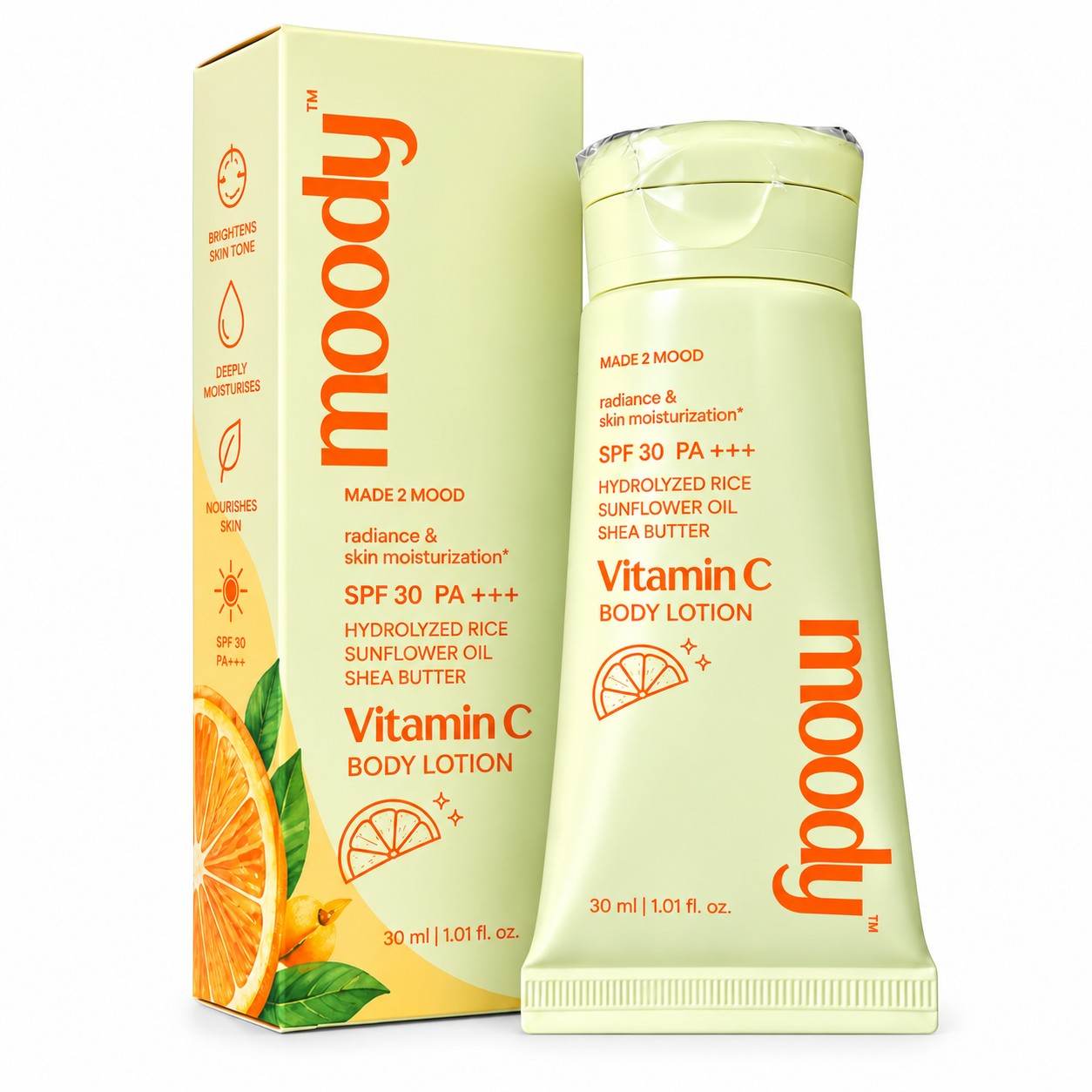 Moody Vitamin C Skin Body Lotion with Almond Oil 200ml