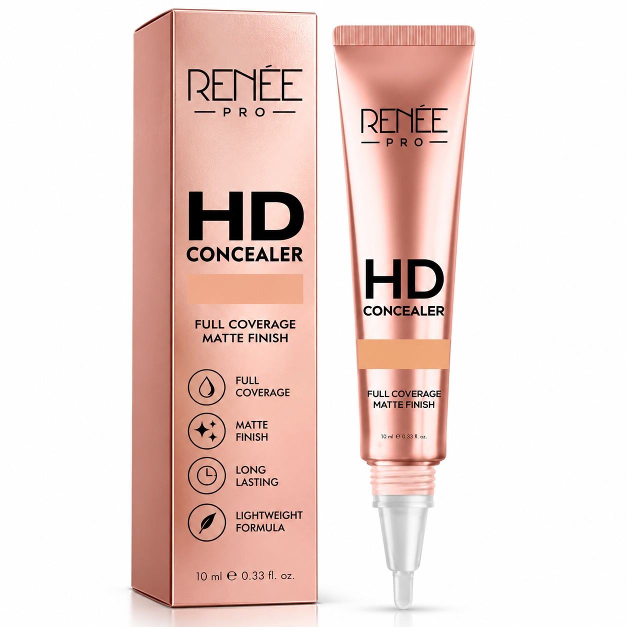 RENEE Pro HD Concealer – Full Coverage Matte Finish
