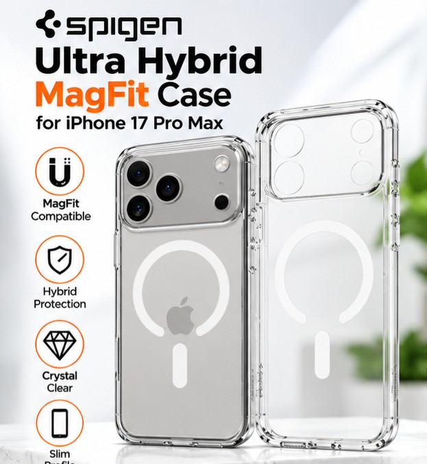 Spigen Ultra Hybrid T (MagFit) Case for iPhone 17 Pro Max 